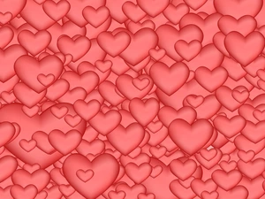 hearts, texture