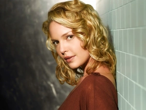 Katherine, Blonde, wall, Heigl