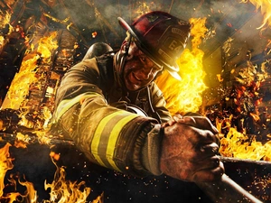help, fire, fireman