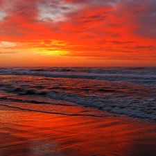 horizon, sea, Beaches