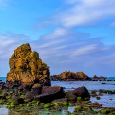 Ireland, sea, rocks