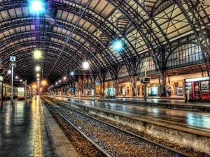 Italy, station, Milan