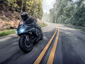 Motorcyclist, motor-bike, Kawasaki ZX-6R Ninja