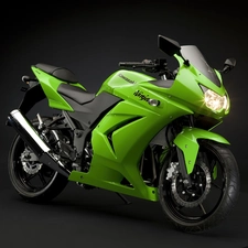 green ones, Kawasaki Ninja 250R