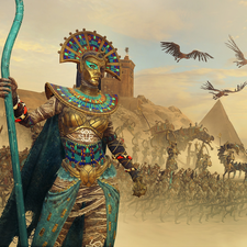 addition, Rise of the Tomb Kings, Dragons, Great Queen Khalida Neferher, Pyramids, Total War Warhammer II, game, warriors