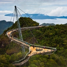 bridge, landscape