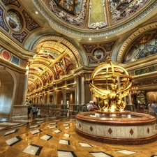 Las Vegas, USA, hotel, Venice, interior