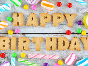 Cookies, Drops, text, ##, birthday, lollipops