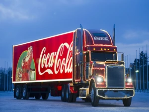 lorry, Coca-Cola