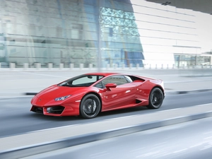 2015, Red, Lamborghini LP 580-2 Huracan