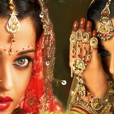 jewellery, Women, make-up