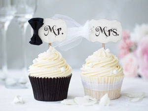 Muffins, cream, Sticky, marriage