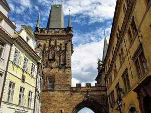 Prague, Monument, Houses, Charles Bridge