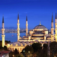 Sultan Ahmed Mosque, Istanbul, Turkey, The Blue Mosque
