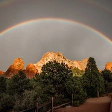 Great Rainbows, Way, mountains
