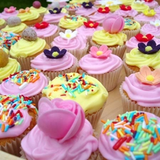 Muffins, color, sweet