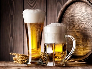 cup, barrel, Beer, mug