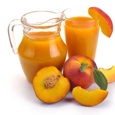 jug, juice, nectar, peaches