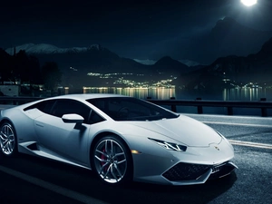 Night, Lamborghini, Huracan