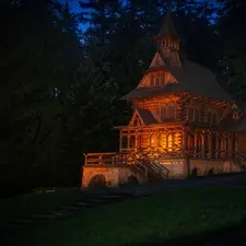 Church, Poland, Jaszczurowka, Night, chapel, Zakopane