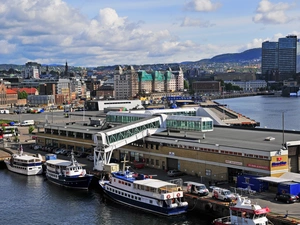 Town, port, Terminal, Norway