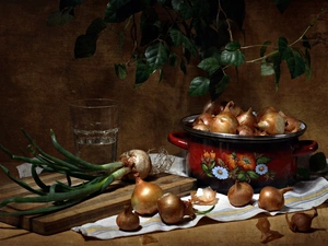 pot, slat, chive, onion