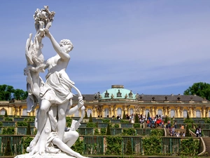 sculpture, Sonssouci, Potsdam, palace