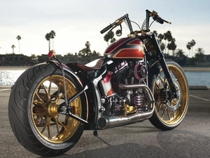 water, motor-bike, parking