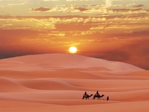 west, Desert, People, sun