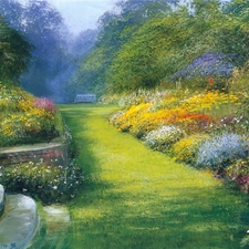 picture, Garden, Park