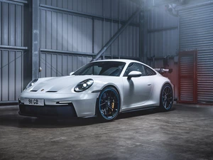 White, Front, garage, Porsche 911 GT3