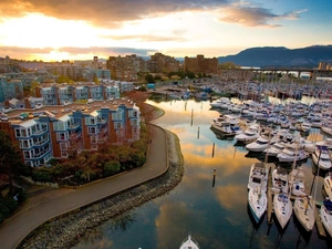 Town, Yachts, sea, port