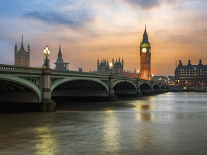 River Thames, England, Big Ben, Great Sunsets, Westminster Bridge, London