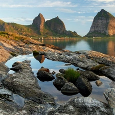 rocks, Gulf, Stones