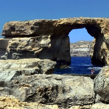 rocky, sea, Bow