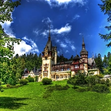 Romania, Castle, Garden