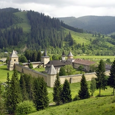 Romania, cloister, Sucevita