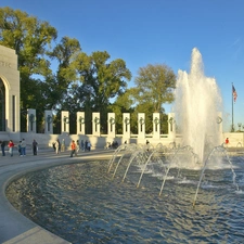 room, memory, fountain, water, Beauty