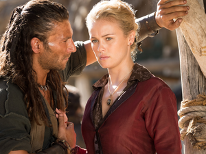 Zach McGowan, Black Sails, Hannah New, pirate, series, Captain Charles Vane, Eleanor Guthrie