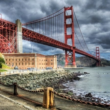 San, Francisco, golden, Gate, bridge