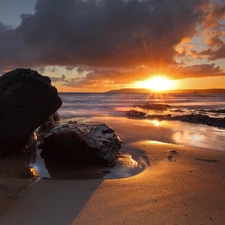 Sand, Sky, sun, sea, west