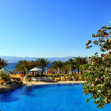 Hotel hall, spa, sea, Pool