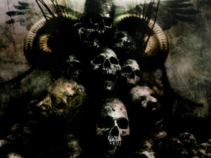 evil, scary, the skull