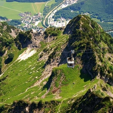 Mountains, roller coaster, Zakopane, slopes