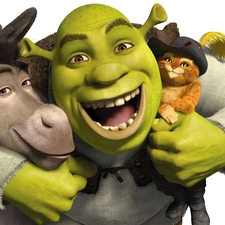 Smile, friendship, donkey, Hat, Shrek