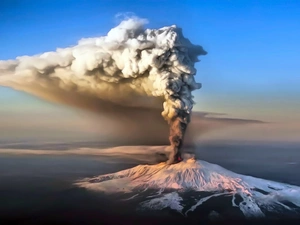 smoke, volcano, eruption