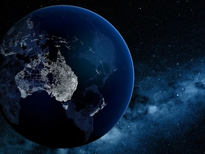 star, land, satellite