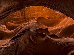 State of Arizona, The United States, rocks, Antelope Canyon, cave