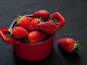 strawberries, bowl