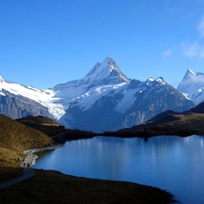 Switzerland, lake, Mountains